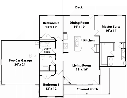 1708 Stradford Floor Plan